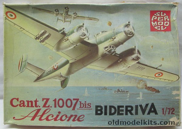 Supermodel 1/72 Cant. Z-1007 bis 'Alcione' Bideriva (Z.1007), 10-006 plastic model kit